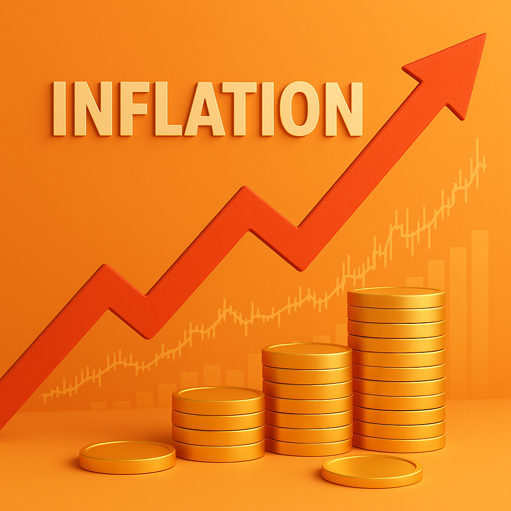 Как инфляция влияет на цены на золото